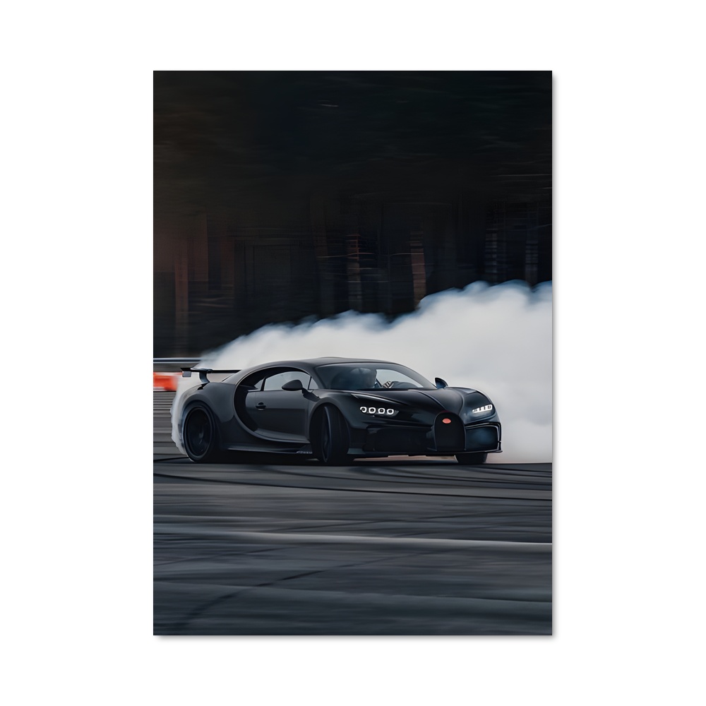 Poster Fumée et Vitesse
